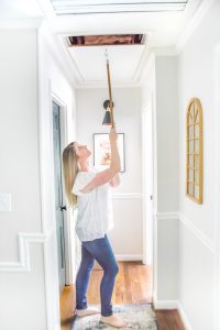 How to Replace an Attic Door String with a Hook